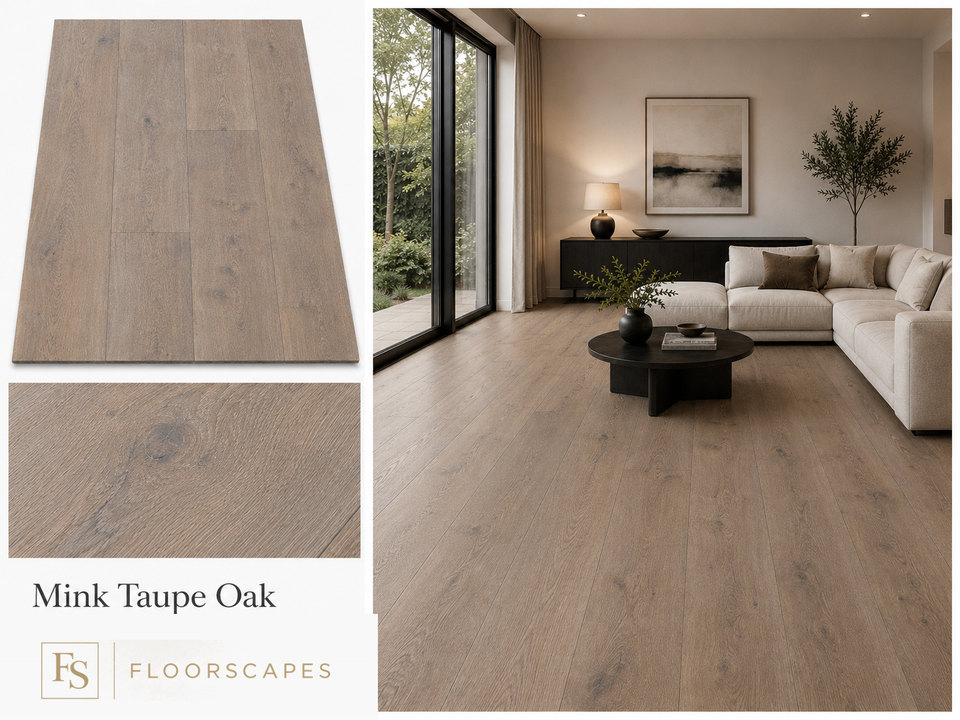 Mink Taupe Oak flooring