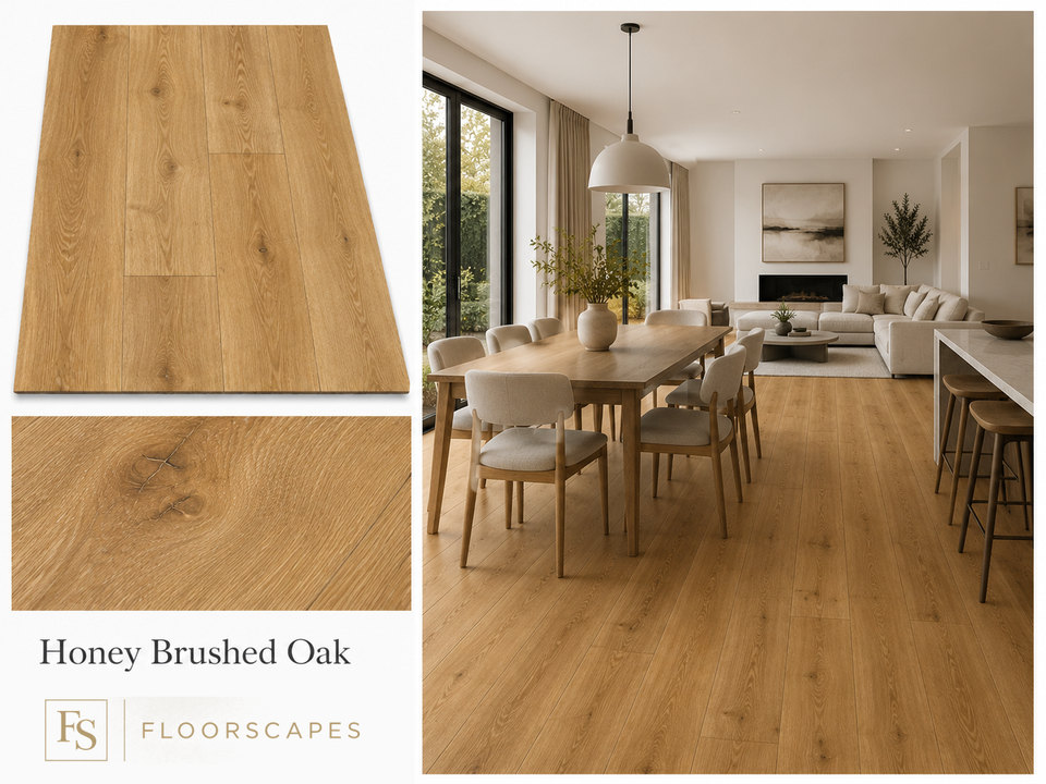 Honey Brushed Oak flooring